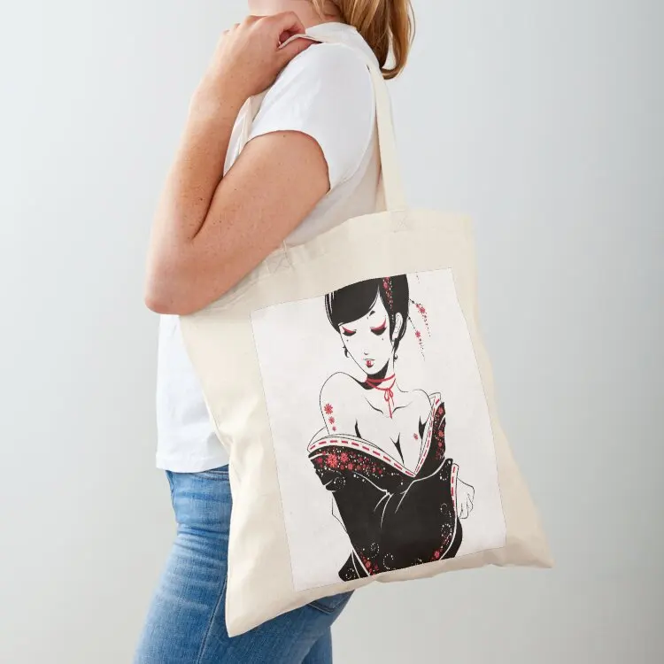 japanesque Tote Bag supermarket folding bag Reusable bags cloth bag woman