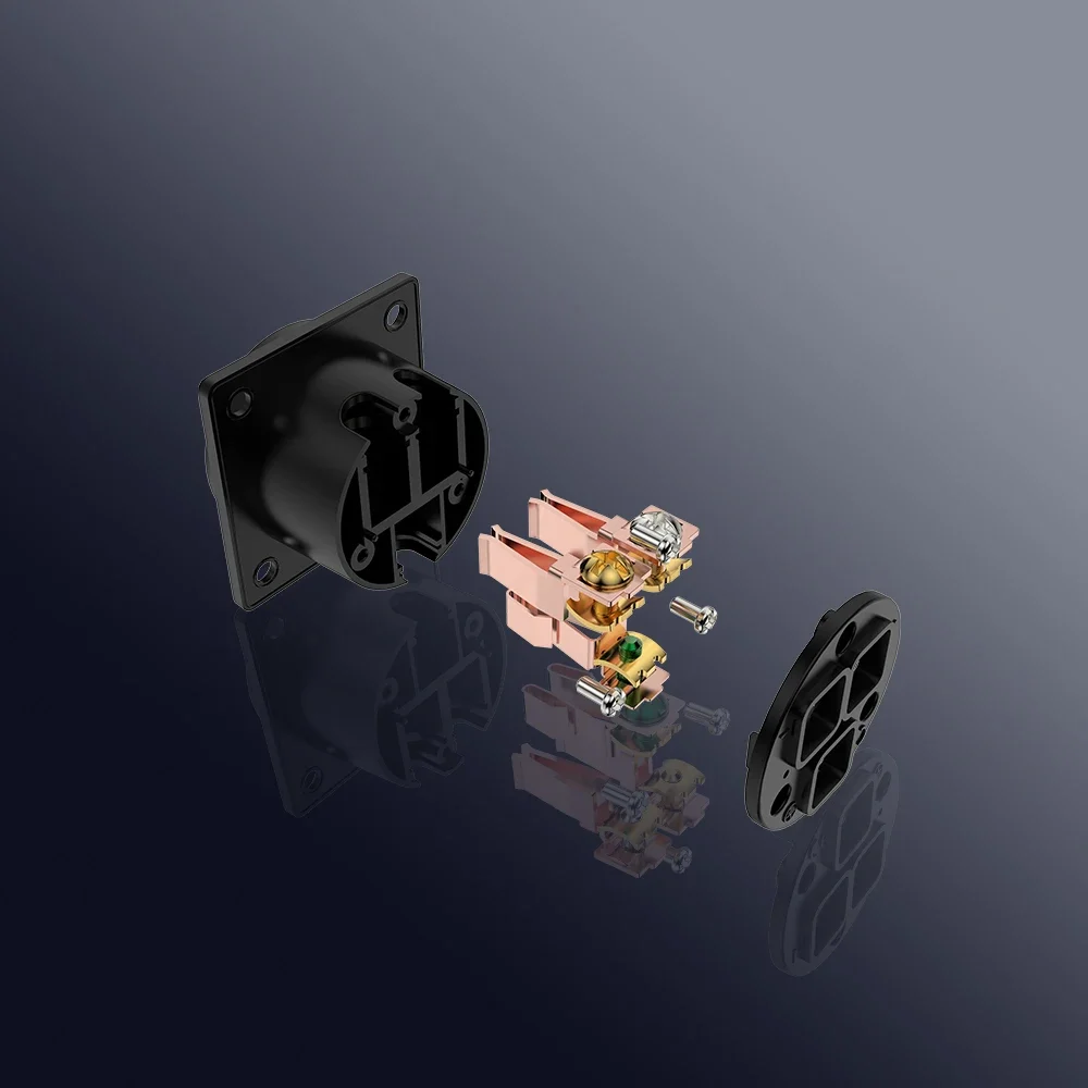 Viborg vvvm04 soquete puro do cobre, nós soquete, única tomada pura do cobre, 15a 125 v