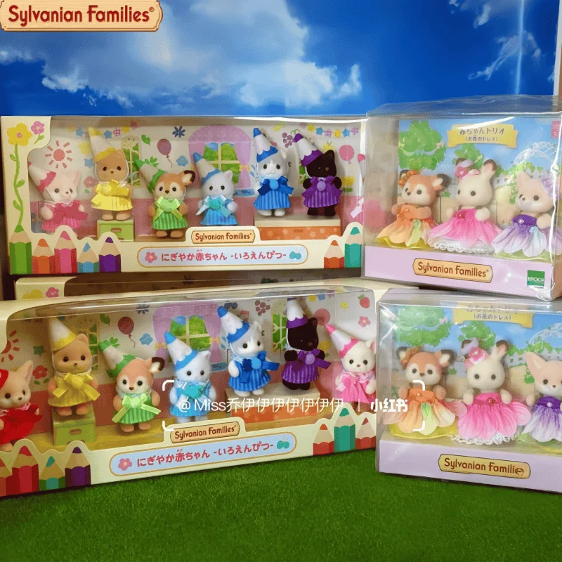 

Original Japan Sylvanian Families Limited edition Crayon Pencil Colorful Baby Trendy Collection Toy Gift