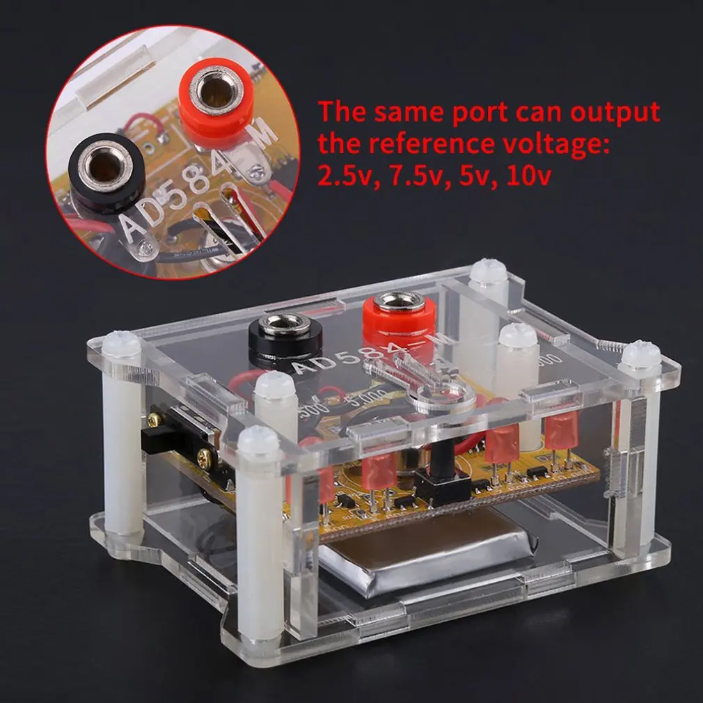 AD584 Reference Module With Transparent Housing High Precision Voltage Reference Module 4 Channel USB Charging