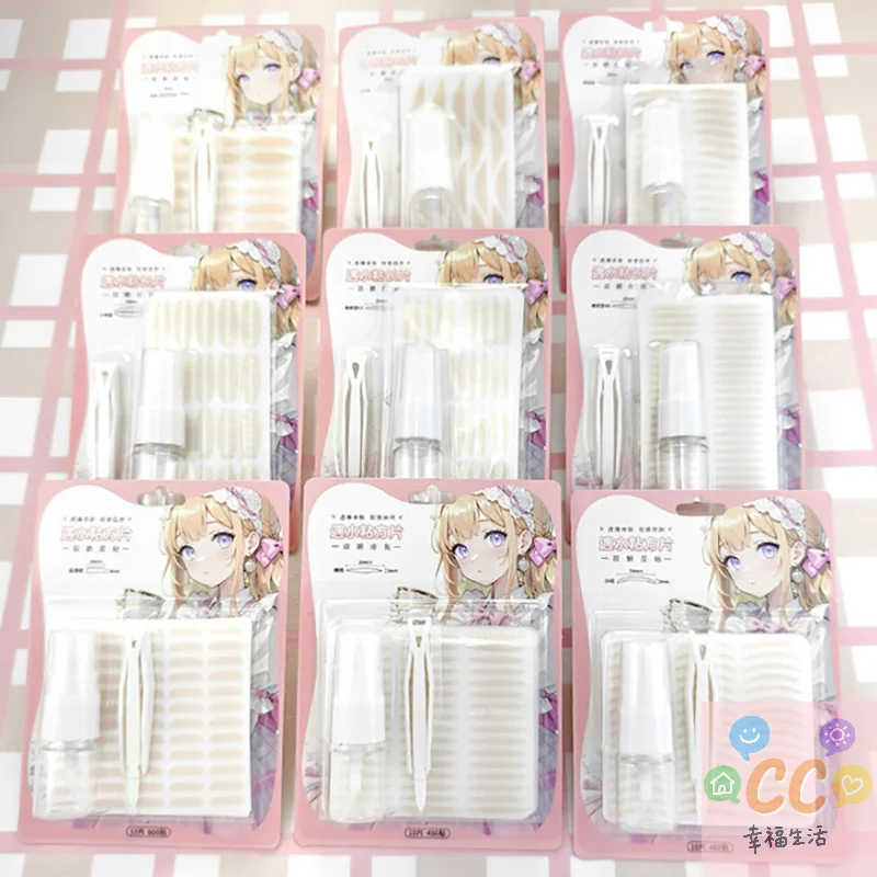 2025 nouveau HUA HUA Invisible paupière autocollant dentelle oeil ascenseur bandes Double paupière bande adhésive autocollants bande pour les yeux outils HUA HUA