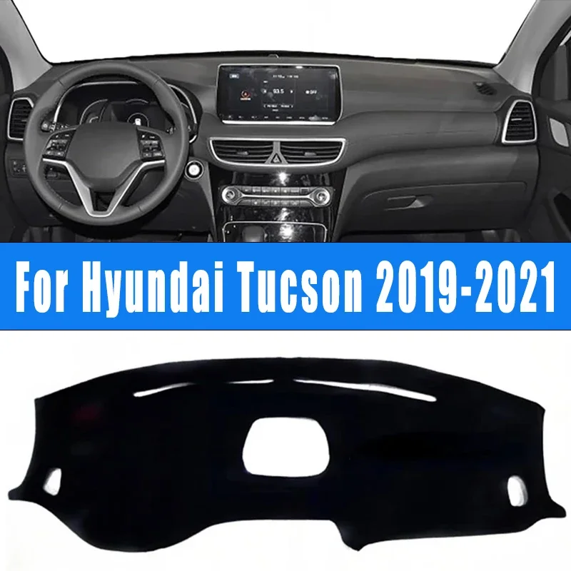 

Car Dashboard Mat Dash Cover Central Control Pad Custom Nonslip Cape Sunshade Accessories For Hyundai Tucson 2019-2021 2020