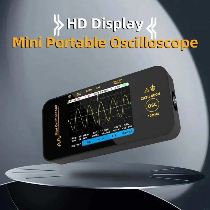3.2 بوصة LCD راسم الذبذبات الرقمي المحمول 10 ميجا هرتز عرض النطاق الترددي مع وظائف التشغيل الشاملة للاستخدام متعدد الوظائف Y4QC #5