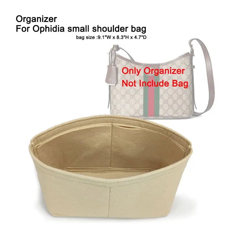 

Легкий внутренний органайзер для сумок Gucci Ophidia Small и Large, вкладыш-органайзер для сумок через плечо, косметичка, внутренняя сумка-клатч.