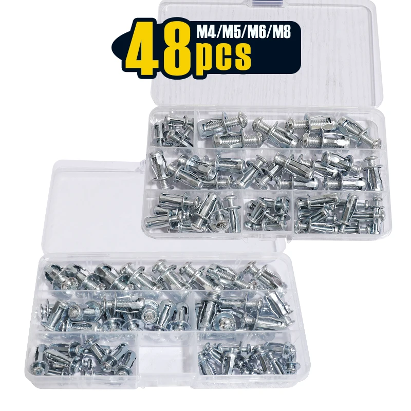 48 Pcs, M4 M5 M6 M8…