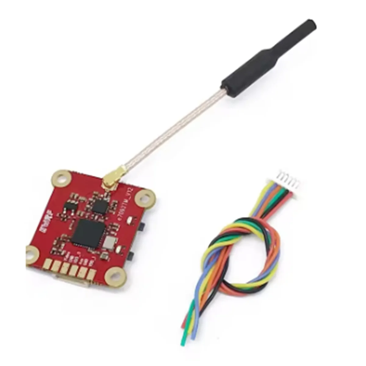 جهاز إرسال EULM Ewrf 5.8G 40CH 25mW/200mW/500mW جهاز إرسال فيديو قابل للتحويل 20X20mm يدعم الصوت الذكي لطائرة صغيرة بدون طيار