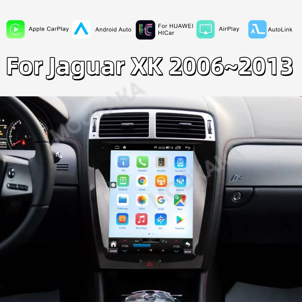 

Для Jaguar XK 2006~2013: Мультимедийный видеоплеер Android 15, автомобильная GPS-навигация, радио, видеоресивер, беспроводной Carplay