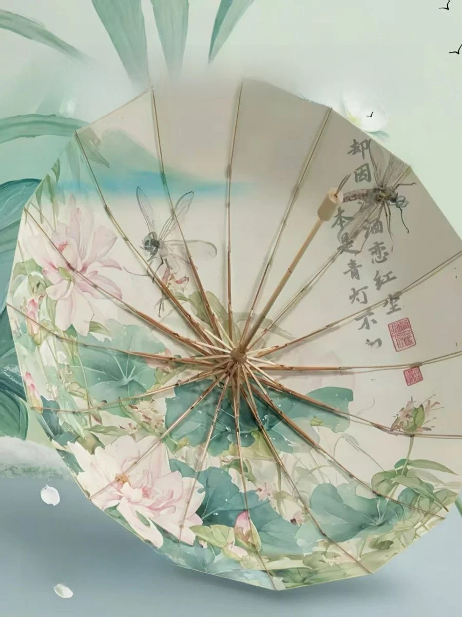 

Женский зонт двойного назначения Ele, большой размер, защита от ультрафиолета, солнцезащитный козырек, непромокаемый, усиленный силиконовый сплав, домашний G...