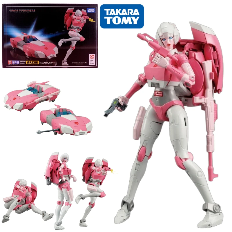 

In Stock Takara Tomy Transformers Masterpiece Series Cybertron Warrior MP51 Arcee K Version Action Figure Collection Toy Gift