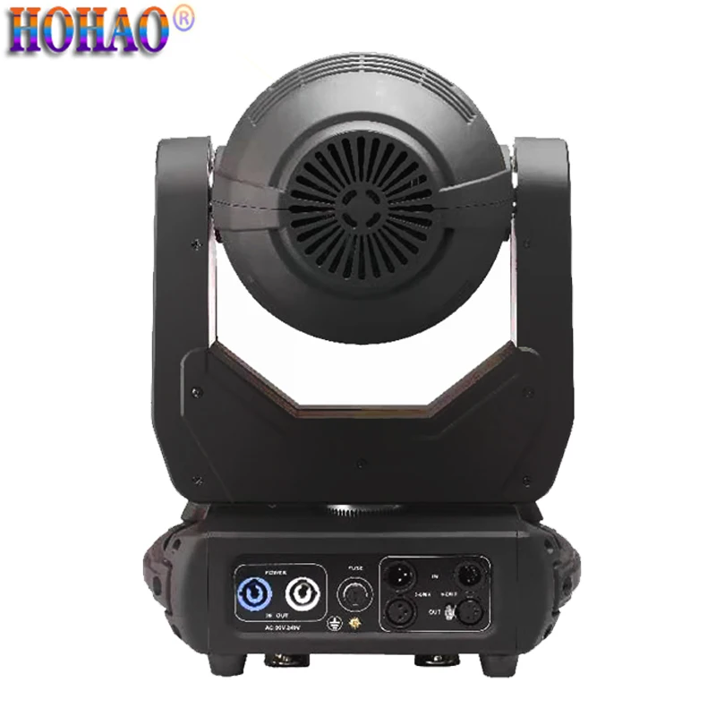 HOHAO Lighting Led 250w Super Beam Moving Head 6X 0 Duty Nightclub Dj Disco Stage Light Up 28600LUX@5M 16/18Dmx CH Focus