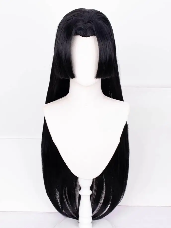 Wig Psylocke Wig Sintetis Permainan Wanita Mv Rivals Psylocke Sai Wig Cosplay Rambut Panjang Hitam Rivals Psylocke Wig Rambut Dendam