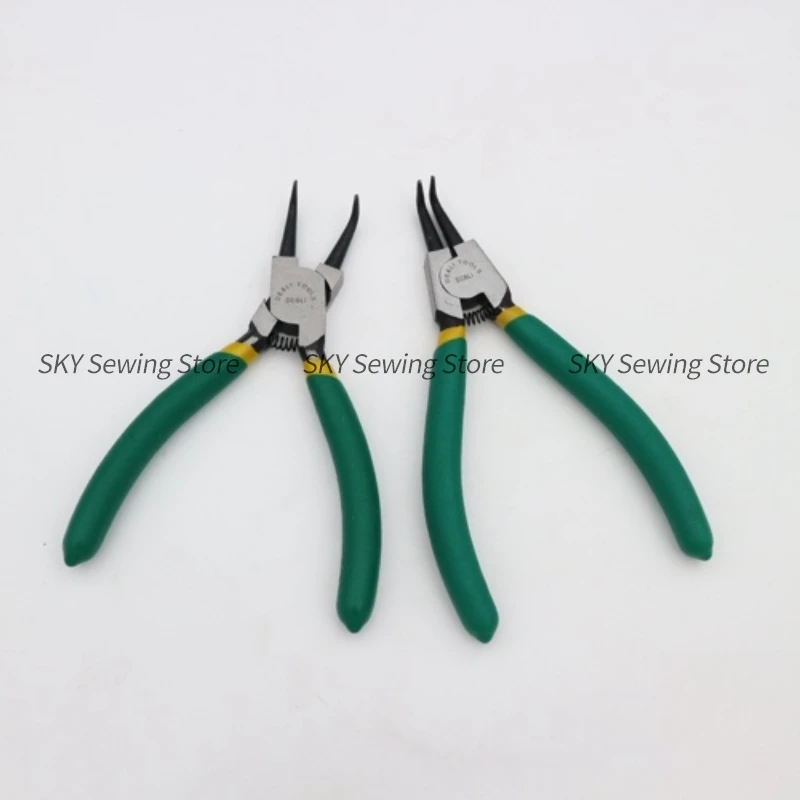 1pcs  Outer Circlip Pliers Inner Circlip Pliers for Disassembly and Replacement Driver Block For Zgm Feiya Tajima Swf Aemco Zsk