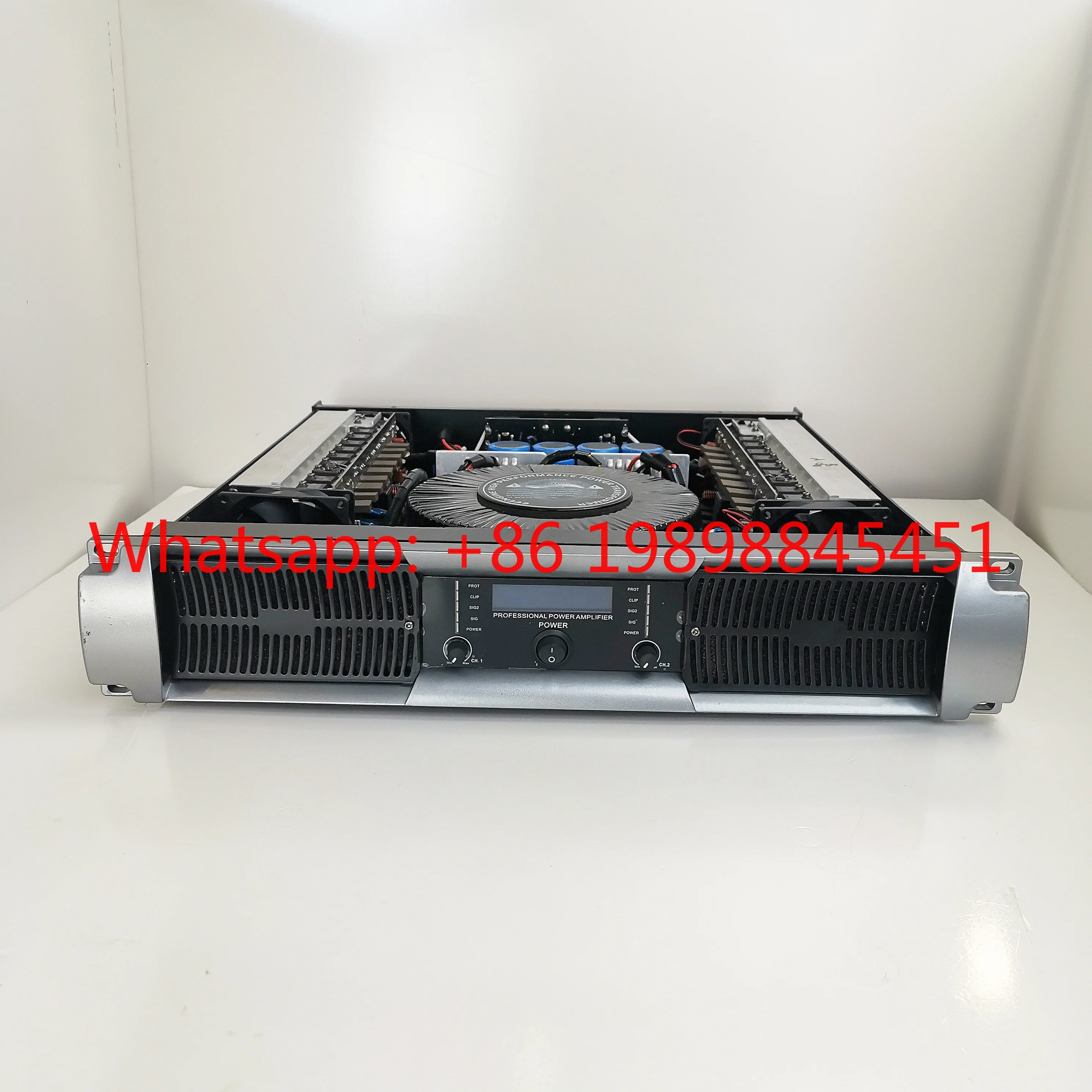 Channel Ch W Watt Peak Professional Amplifier Speaker Subwoofer Sub High-power Two-channel 1500 Transistor for Speakers