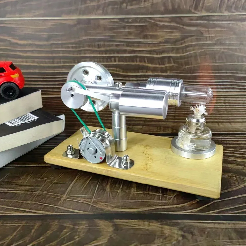 Motor Stirling, motor de vapor de combustión externa, generador de modelo, motor de alta potencia, juguete de experimento científico