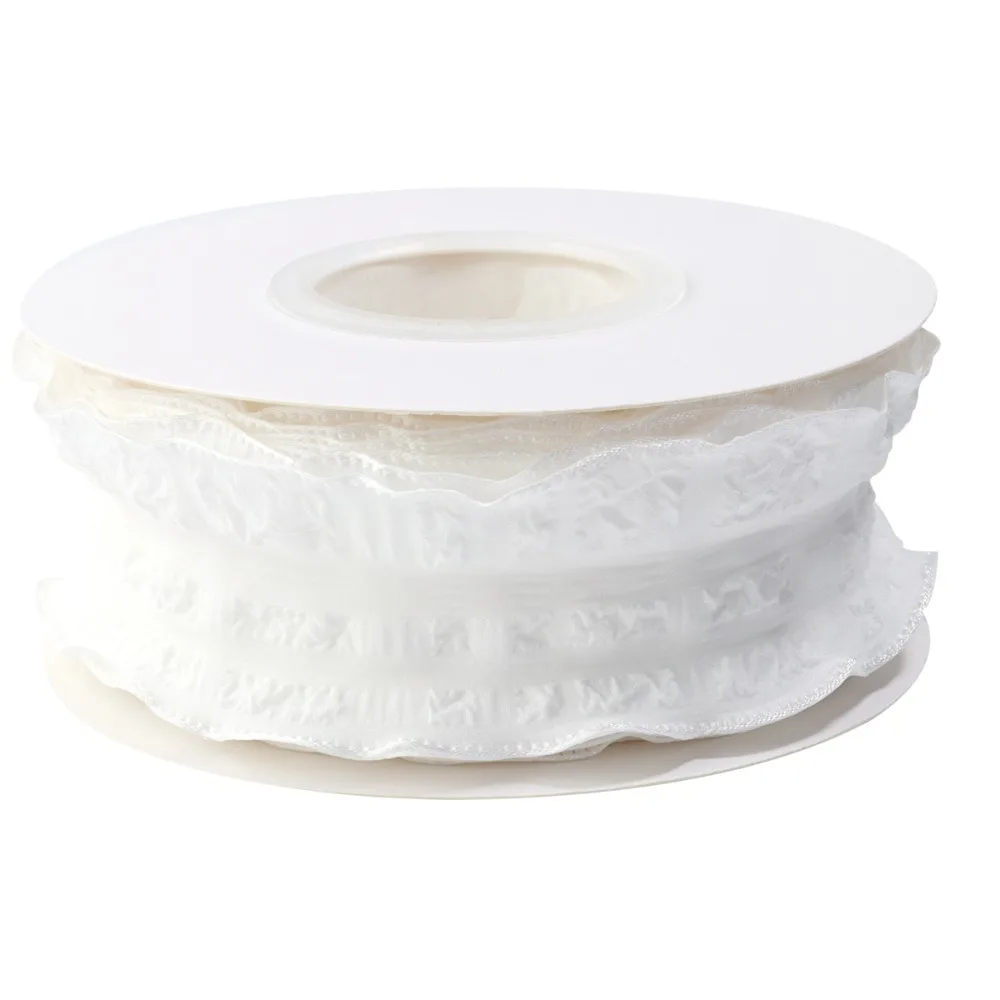 

10 Yard Plaid Ribbon 4CM Width Gift Wrapping Bouquets Korean Ribbons Reusable Easy Cut Roll of Satin Ribbon