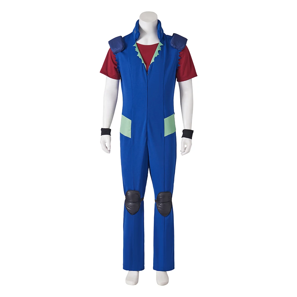 카우보이 코스프레 비밥 제트 블랙 의상 남자 탑 롬퍼 바지 할로윈 Stong Man 파티 복장 캐주얼 슈트