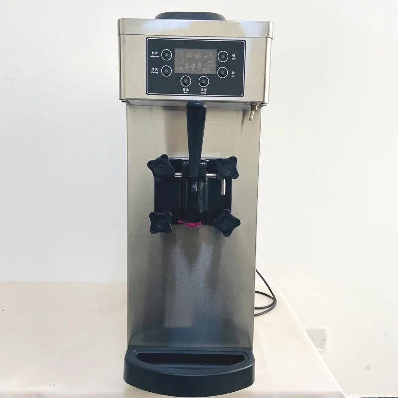 Eismaschine Kommerzielle automatische kleine Desktop-Kegel-Eismaschine Mini-Eismaschine