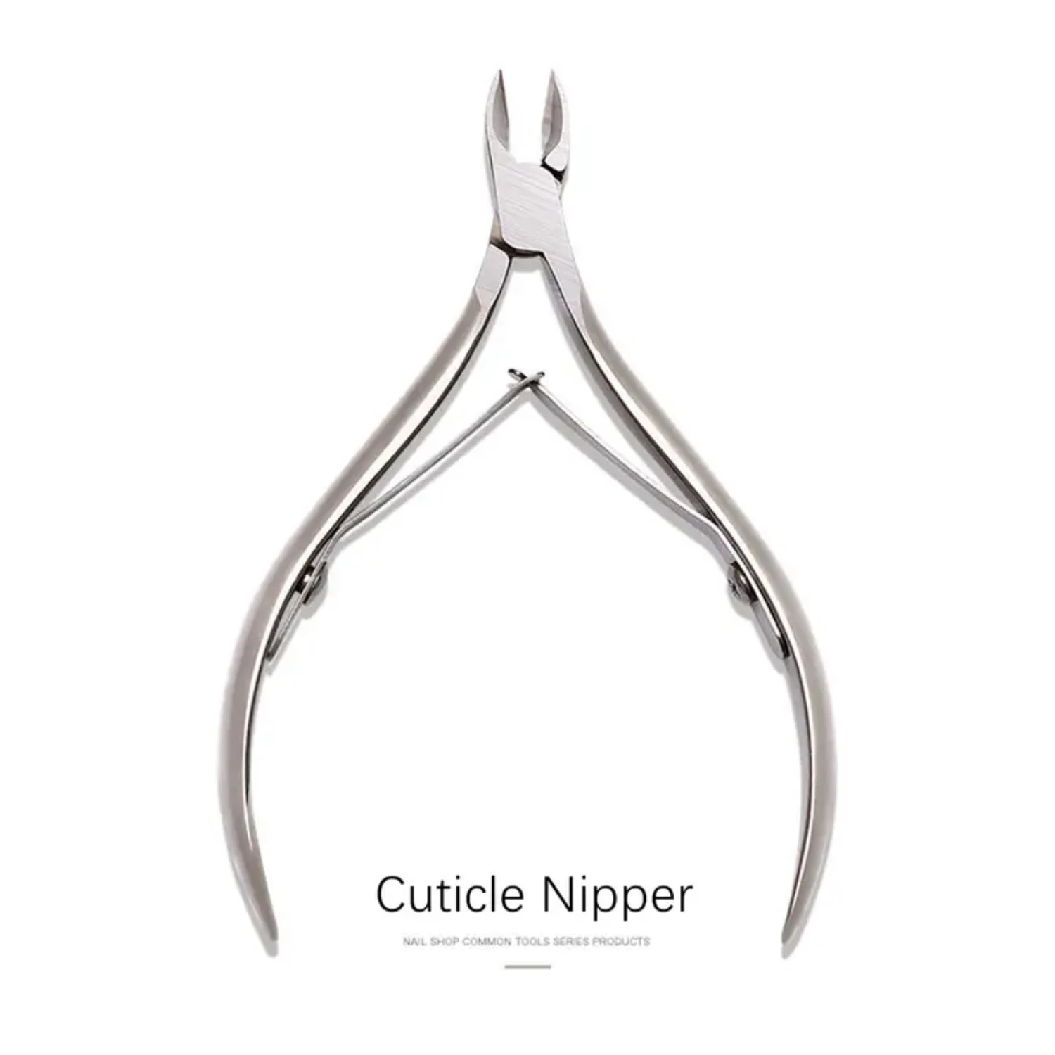 Professional Silver Steel Cuticle Nipper for Precise Manicure and Pedicure - Essential Nail Art Design Tool Kit