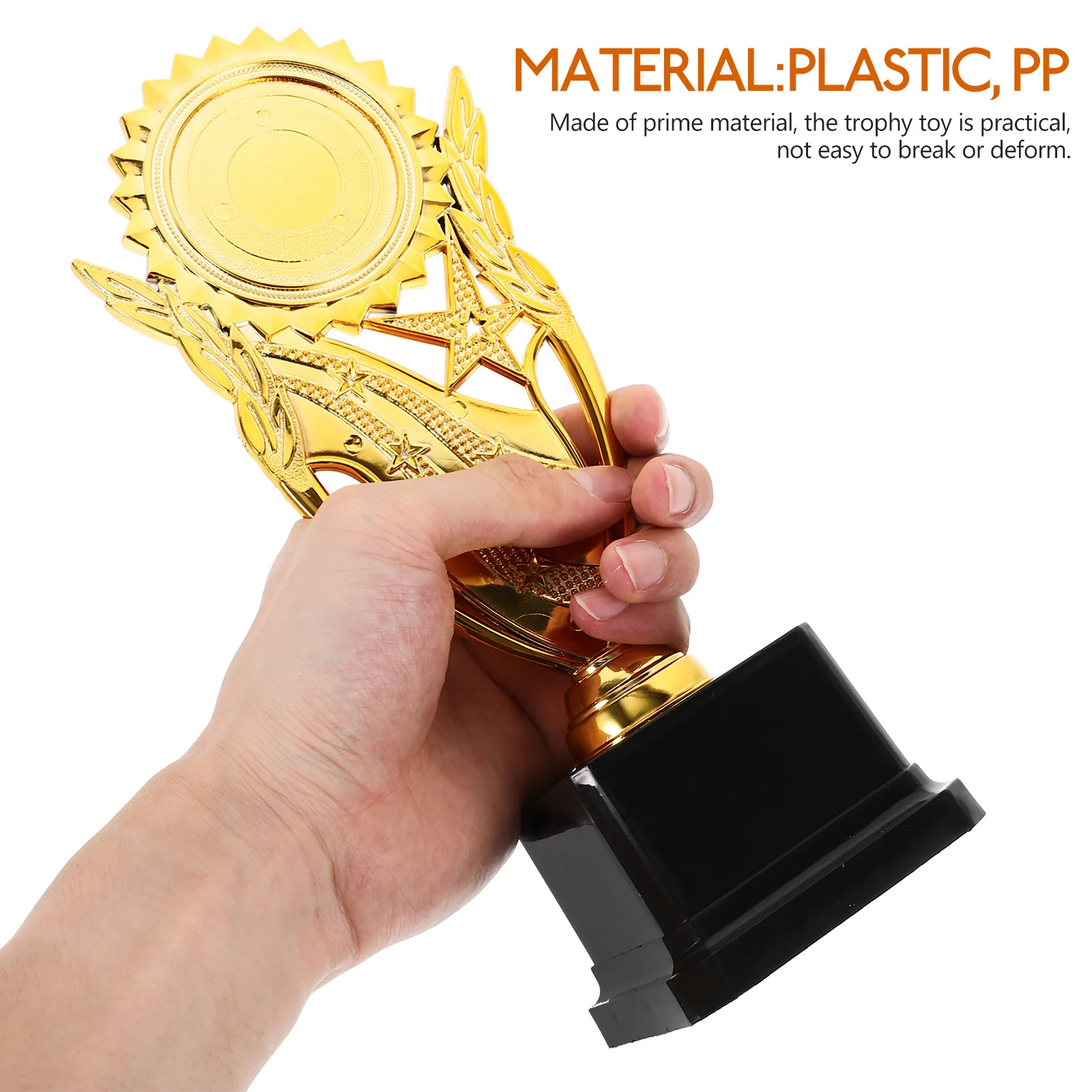 

Children Award Trophy Creative Design Durable PP Material for School Event Party Competition Decor Trophy Decor