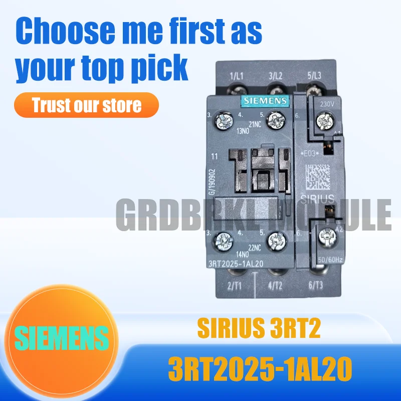 

New Original SIEMENS 3RT2025-1AL20 3RT2025-2AL20 Power Contactor