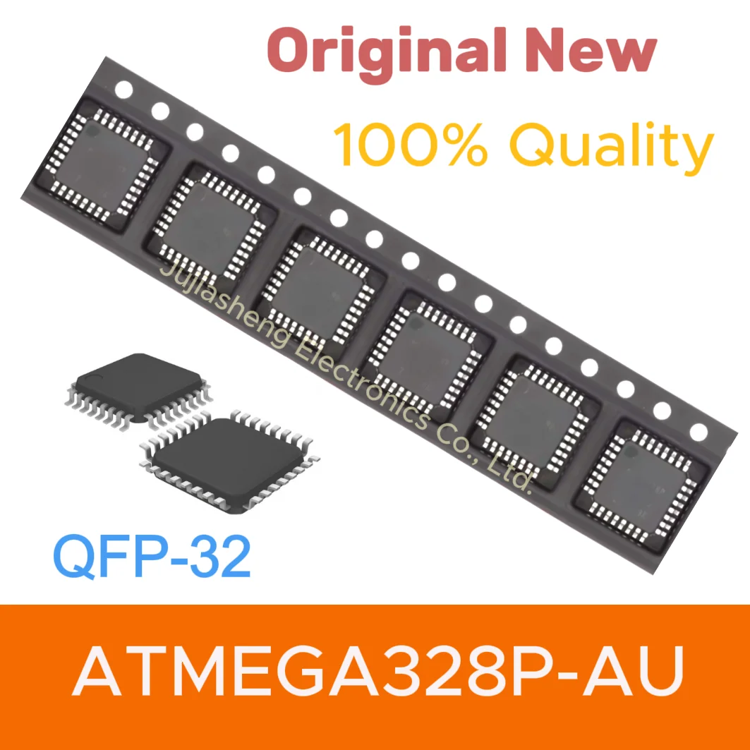 

(5pcs) ATMEGA328P-AU TQFP32 New original 8-bit microcontroller MCU IC Electronic Component integrated circuit