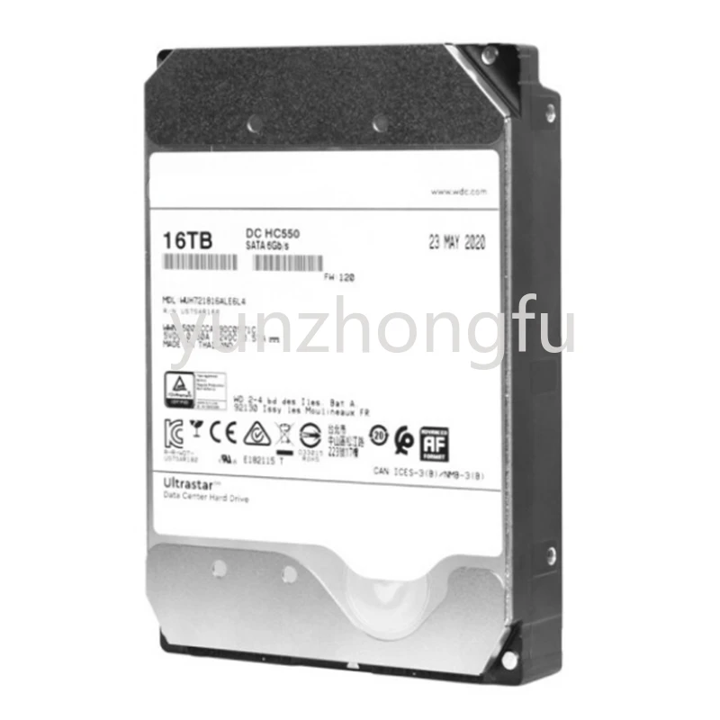 Western Digit 16 TB Hard Drive WUH721816ALE6L4 Disk SATA 6Gb/s Enterprise SA 3.5 16tb HDD intern hard drive for Server Laptop