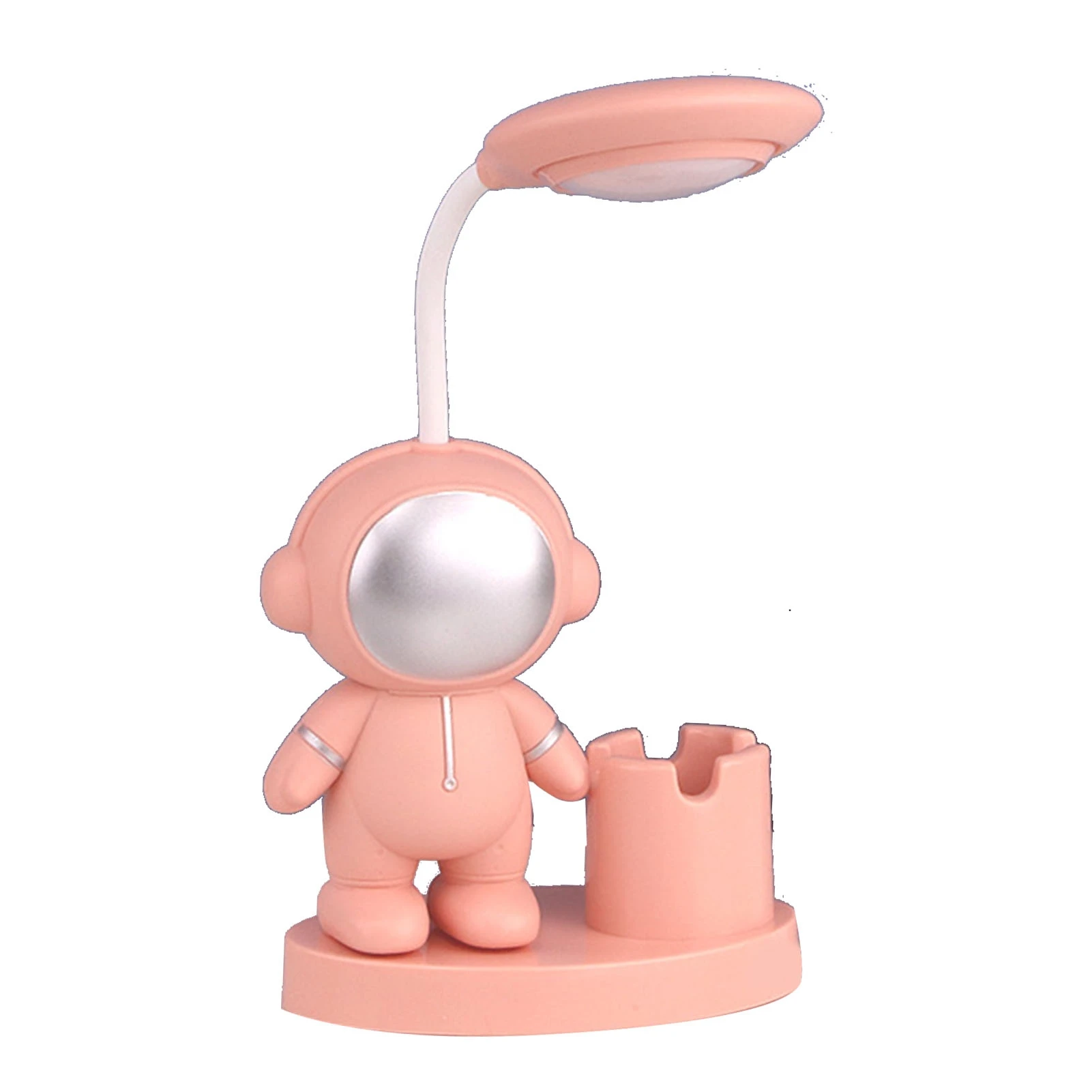 

Desk Lamp Versatile Foldable Spaceman Look Soft Light USB Bedside Table Lamp Night Lamp for Home Bedroom Office