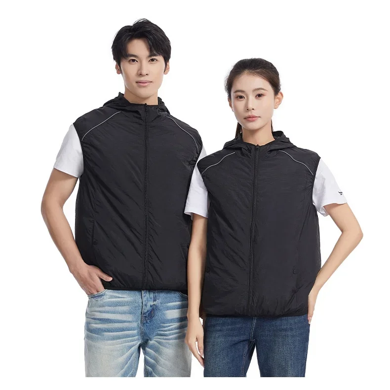 Electric Fan Cooling Vest for Men Women Air Conditioned Sleeveless Work Jacket for Summer Heat Protection Construction Fishing