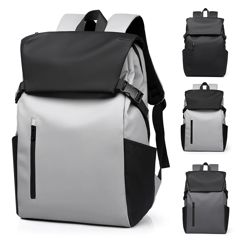 Men's Travel Backpack Simple Casual Top Folding Male's Business Rucksack Senior Student Shoolbag College Computer Book Backpack
