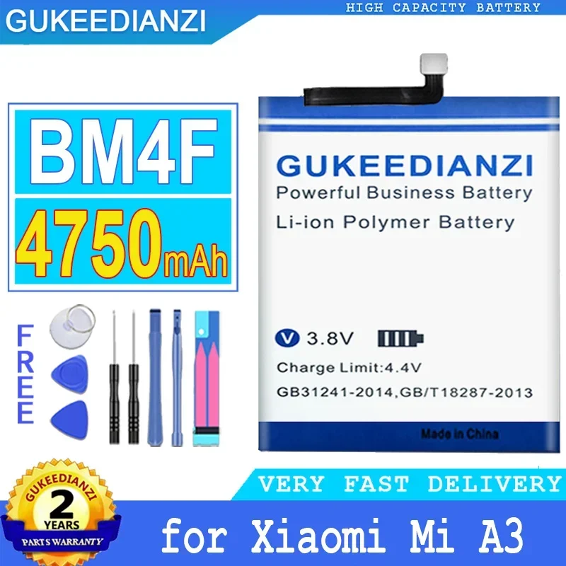 

BM4F 4750 мАч батареи большой емкости для Xiaomi Mi A3 CC9e CC9 CC9 E Mi9 Lite MI 9 LITE, портативный аккумулятор