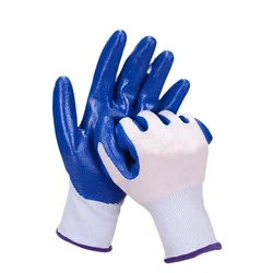 Construction Dipped Gloves Durable Waterproof Non-Slip Gardening Flower And Tree Protective Gloves