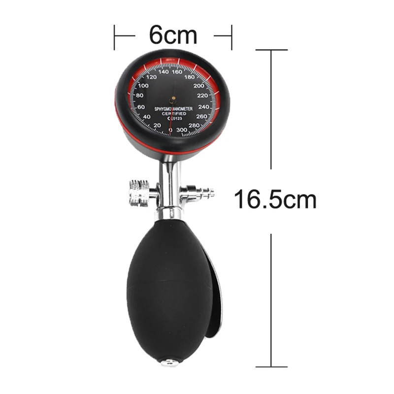 Medical Blood Pressure Monitor Gauge Dial Meter Inflation Ball Replacement Accessory for BP Cuff Arm Aneroid Sphygmomanometer