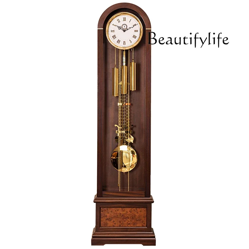 

European floor clock living room modern simple standing clock Chinese mechanical floor pendulum clock