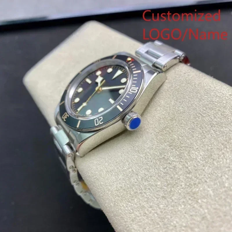 A11 Store Customized Watch  Mechanical Automatic Watches Fashion Sport Mens Reloj Hombre Gold Black Blue Ceramic view 4