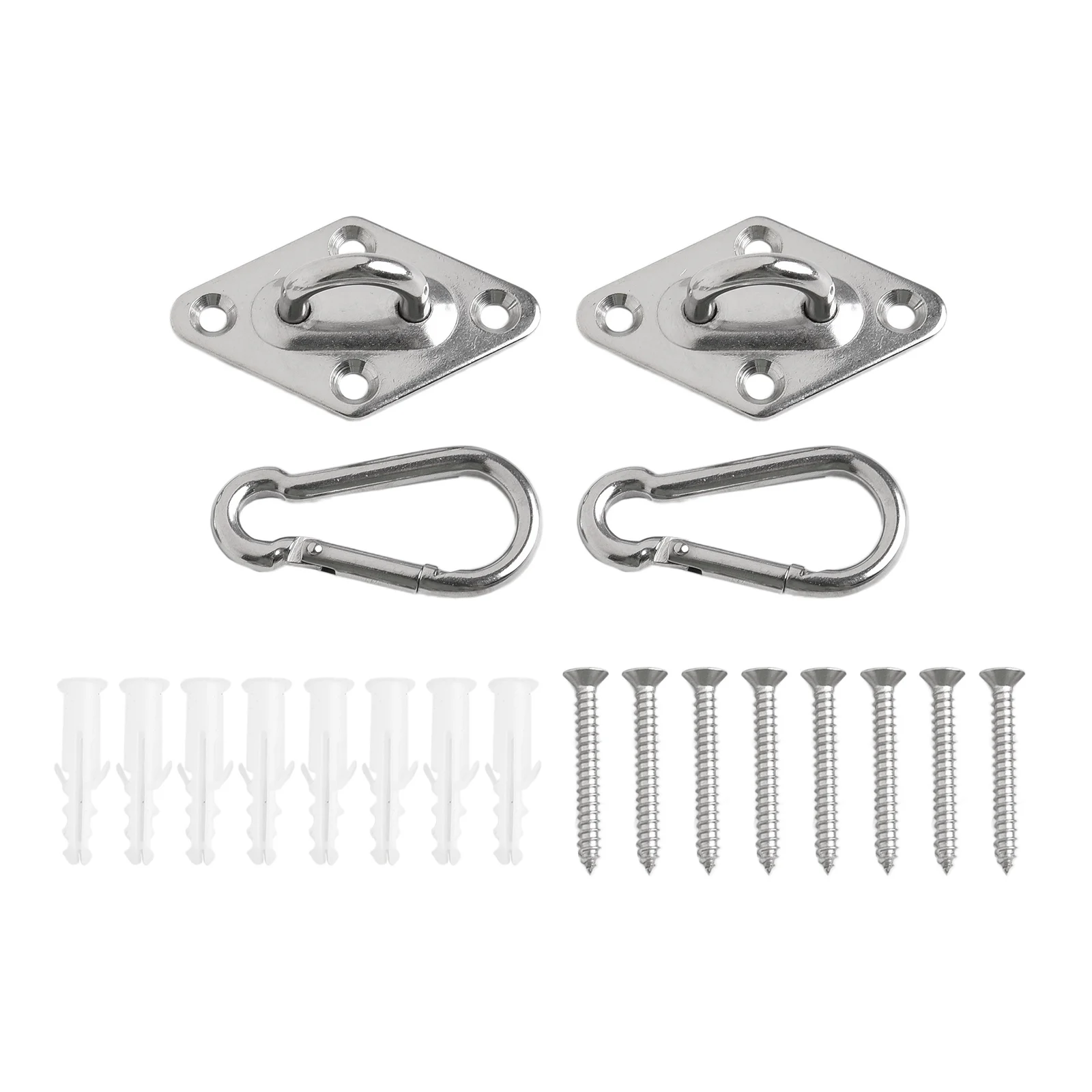 

Accessories Ceiling Hanging Hook 8 X Expansion Tubes 8 X Screws Bracket Chair Heavy Duty Stainless Steel Swing Tool