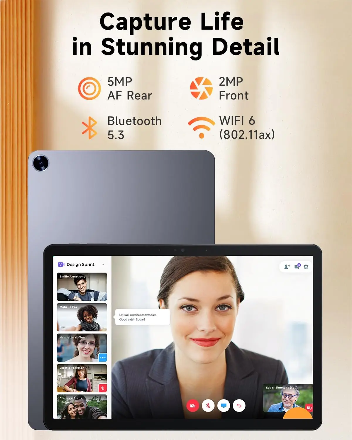 Tablettes CHUWI Hi10 X2 10,1'' Dual-Core Intel Core i3 (jusqu'à 3,9 GHz) 8 Go de RAM 256 Go de SSD Tablette PC Windows 4K Micro Windows11 WIFI6