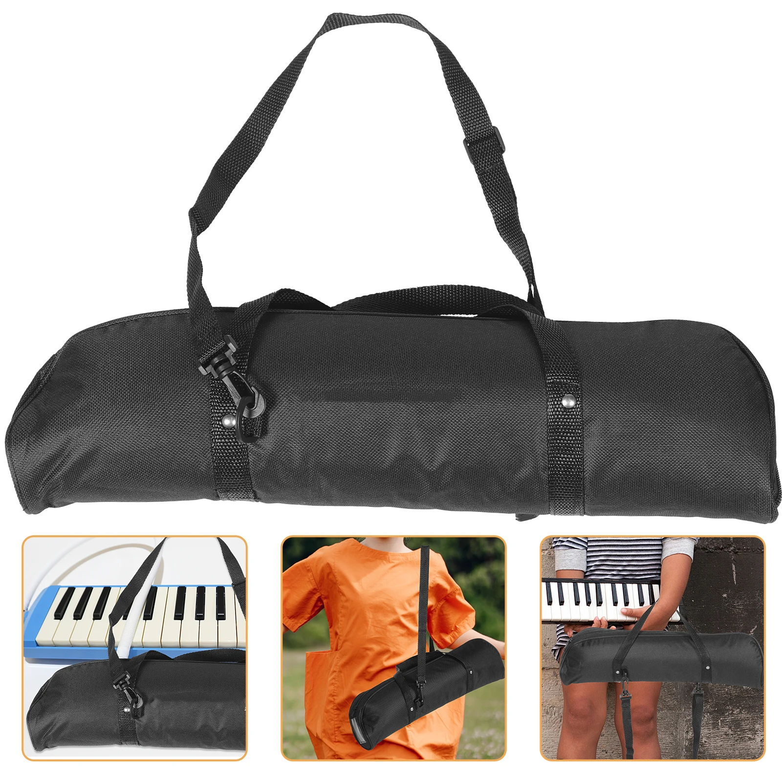 

Organ Piano Bag Harmonica Canvas Case Suitcase Supplies Pouch Cloth Instrument Portable Storage Child