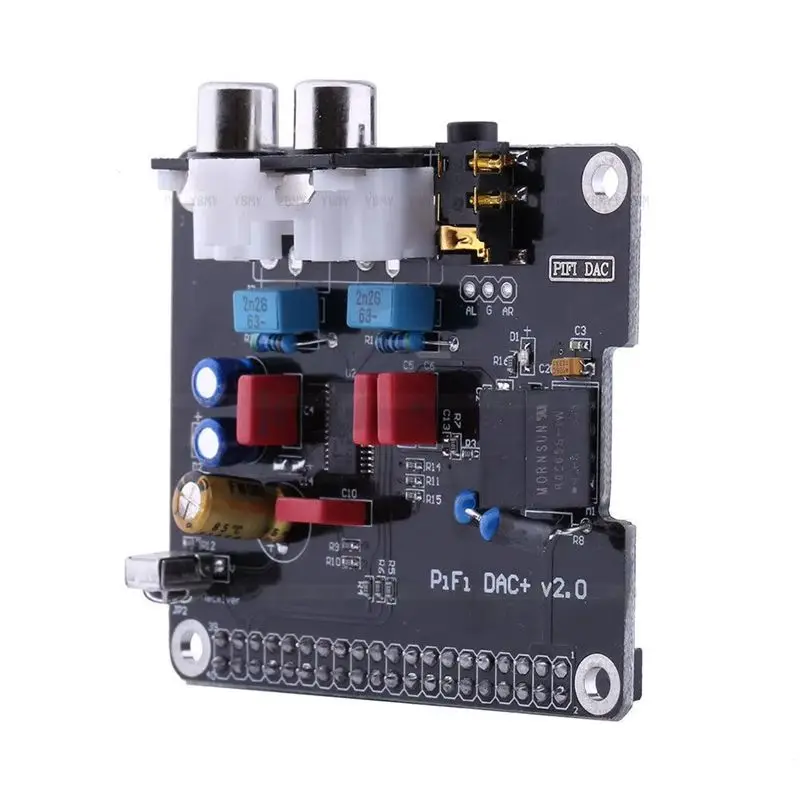 m52k-hifi-dacオーディオサウンドカード-raspberry-pi-2-3-b-用-arduino対応-pcm5122-i2sインターフェース-384khz-ledインジケーター付き