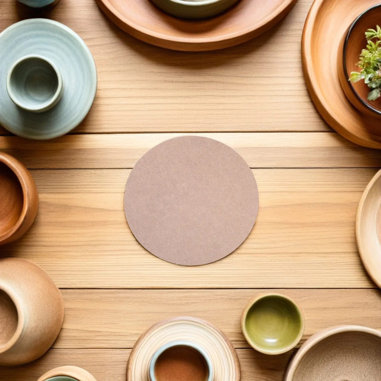 

8Pcs Pottery Drying Boards Flat Surface Clay Tools for Pottery Wheel Throwing Ceramic Crafting Accessories Round Sculpting Bats