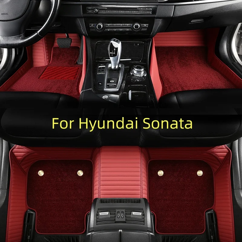

Для Hyundai Sonata 2004-2024 2023 2022 21 20 19 18 17 16 15 14 13 12 автомобильные коврики на заказ автомобильные подушечки для ног аксессуары для интерьера