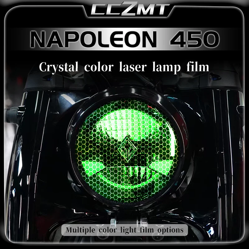 

For Benda Napoleon 450 stickers headlights tail lights honeycomb laser light film sticker modification accessories