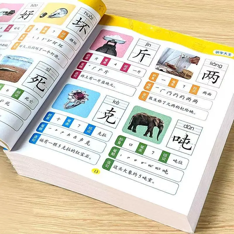 

Interactive Chinese Learning Book for Preschoolers - Fun Way to Master Basic Hanzi with Stroke,Starter Set for Toddlers Ages 3-6
