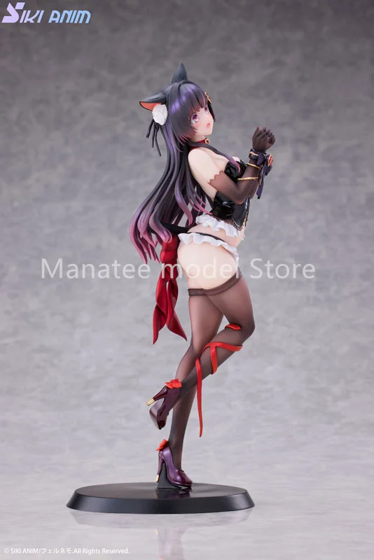SIKI ANIM Original Shibarare Cat Ruhuna-chan 1/7 PVC Action Figure Anime Model Toys Collection Doll Gift