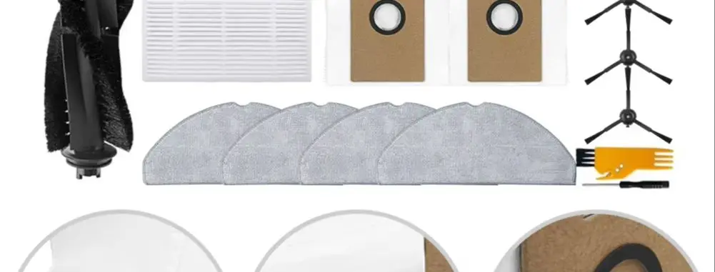 

Compatible With For Tapo RV30 Max Plus/RV30 Max/RV20 Max Plus/RV20 Max Replacement Kit For Main Brush And Filter Of Robot Vacuum