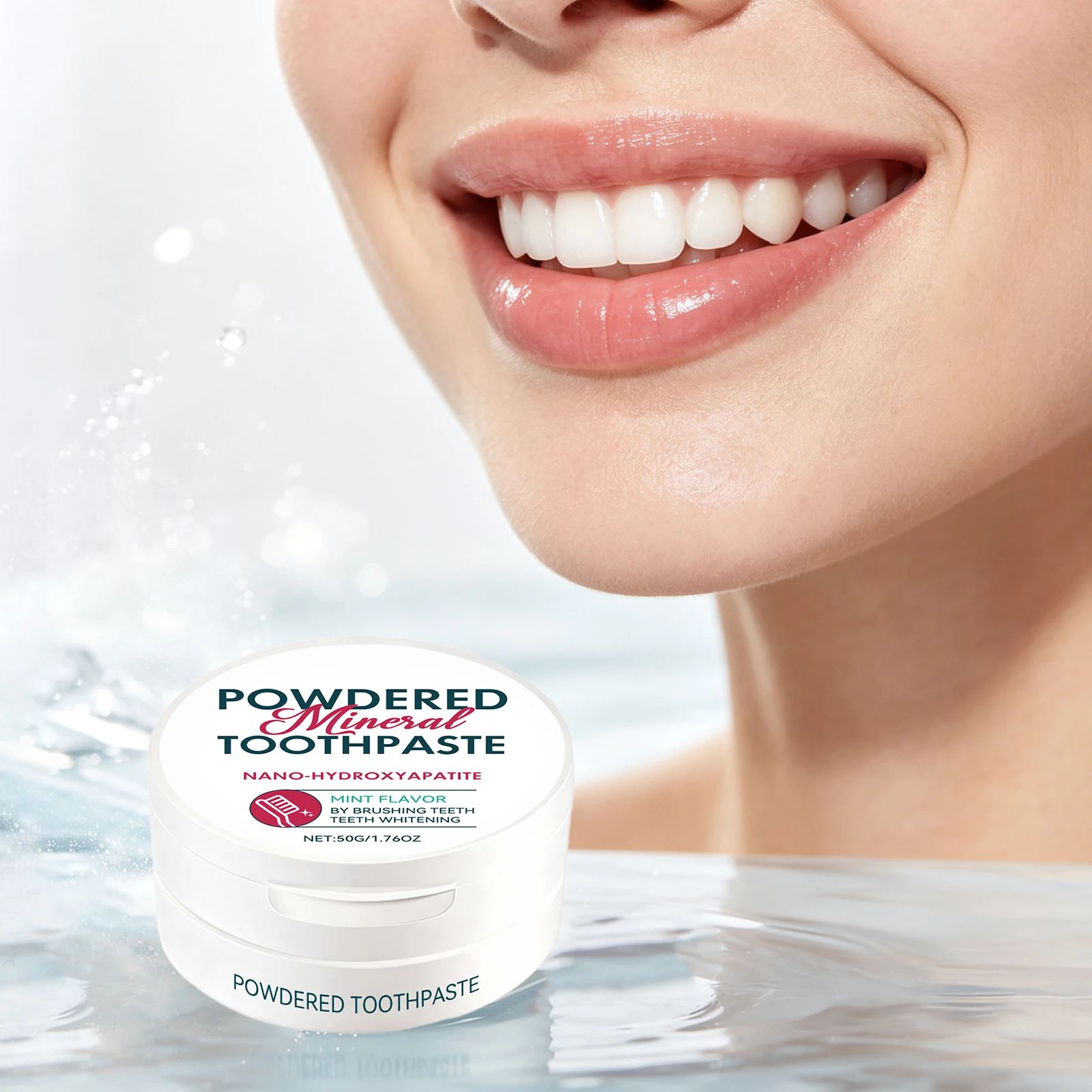 Teeth Whitening Powder Deep Cleaning Remove Yellow Stain Improve Smell Fresh Breath Fine Texture Gum Health Bleaching Oral Care