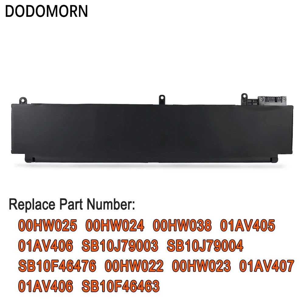 DODOMORN 00HW022 Laptop Battery For Lenovo ThinkPad T460s T470s Series SB10F46460 00HW023 00HW022 00HW036 01AV405 24Wh 2.09Ah