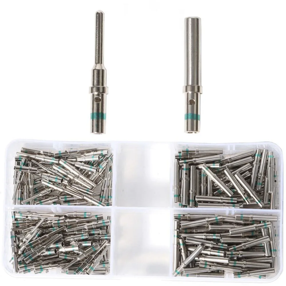 Deutsch Solid Contact Kit Barrel Shaped Contact Male And Female Terminals DT Series Pins Stainless Steel Crimping Connector Pins