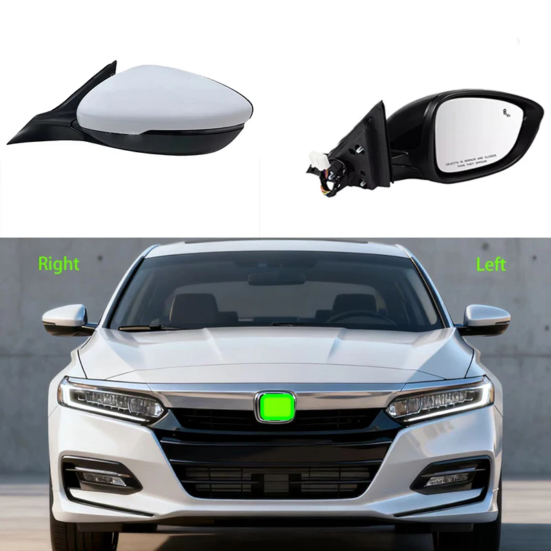 For Honda Accord U.S.Version 2018-2021 Car side mirror Electrically heated blind spot rearview mirror Assembly 8-pin