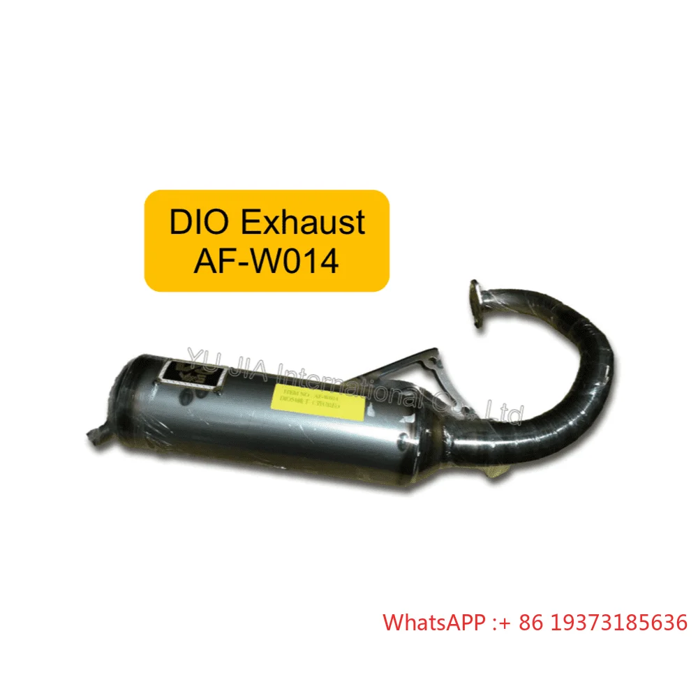 DIO AF-W001 Motorrad Racing Schalldämpfer Auspuffrohr für Honda AF17 AF18 AF27 AF28