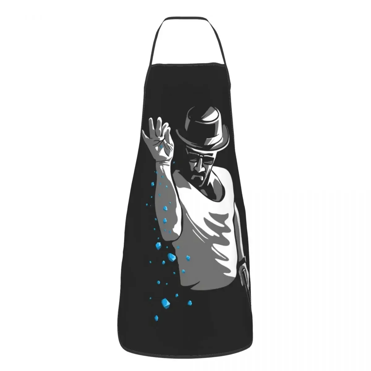 

Funny Walter White Salt Bae Apron Men Women Breaking Bad Adult Unisex Kitchen Chef Bib Tablier Cuisine Cooking Baking Gardening